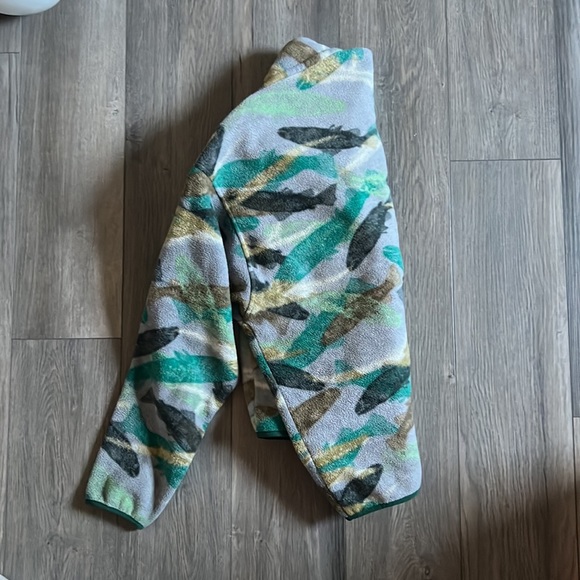 Patagonia Synchilla Trout Print Size Small Mens - Picture 4 of 4